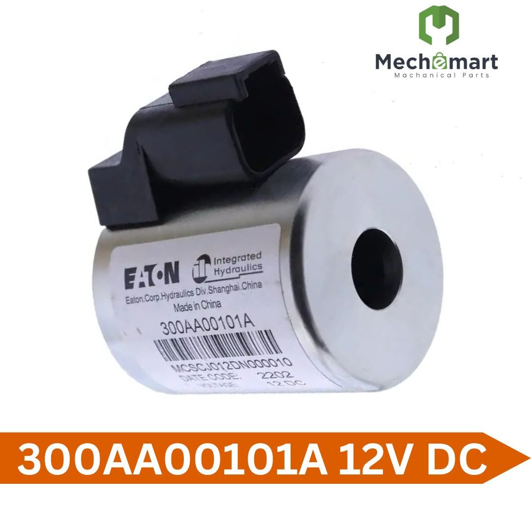 300AA00101A  2-PIN 12V EATON HYDRAULIC SOLENOID COIL