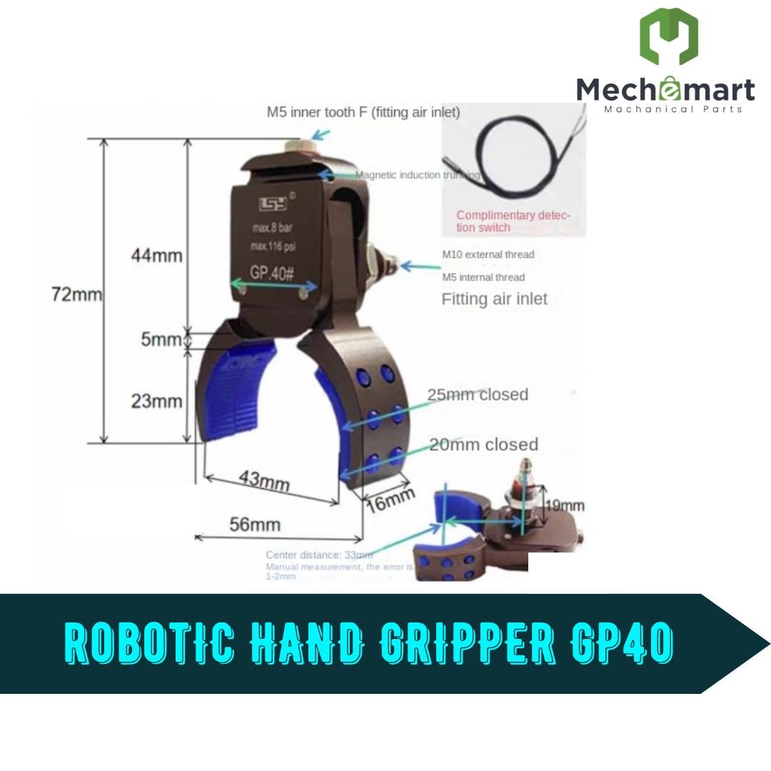 ROBOTIC MINI HAND GRIPPER GP40