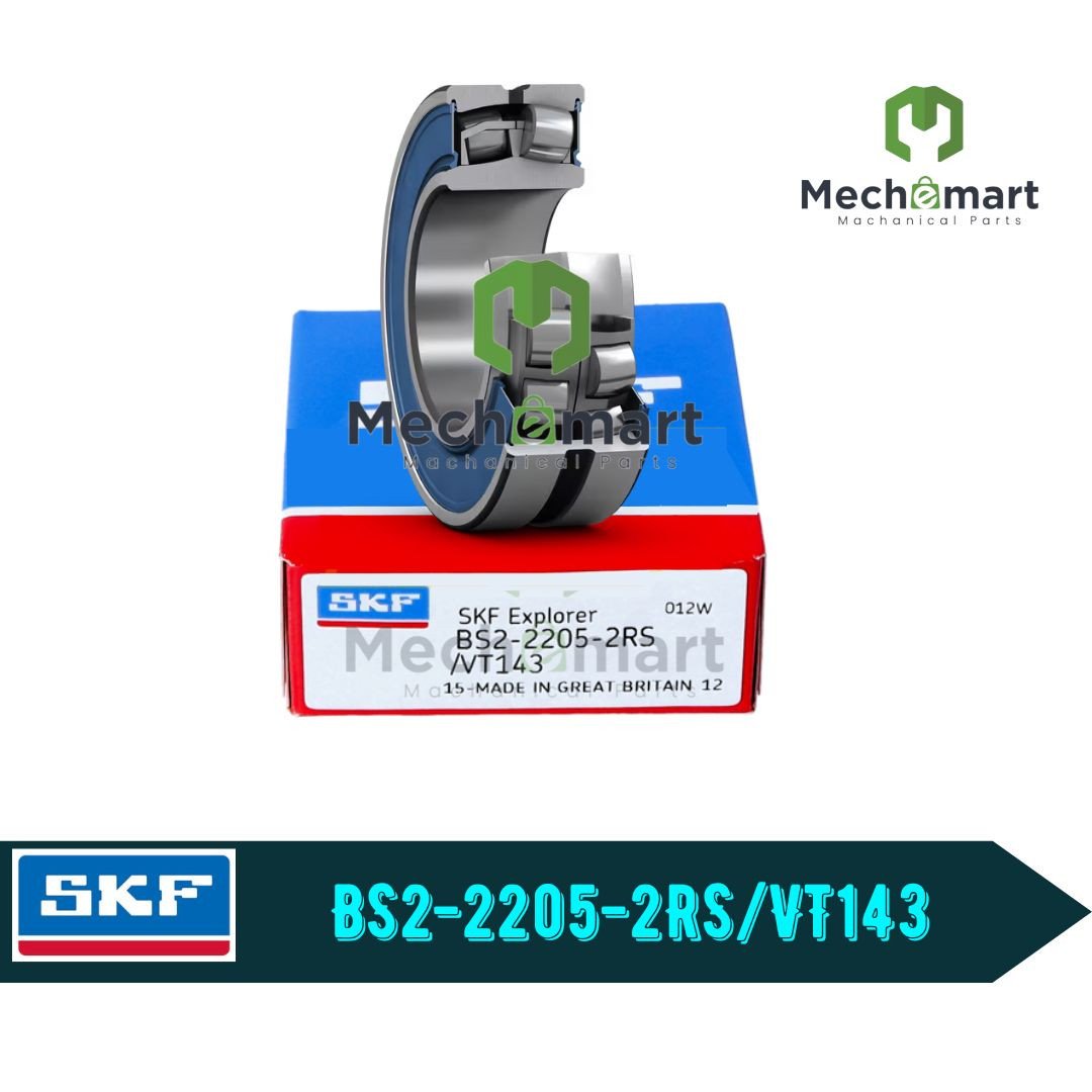 BS2-2205-2RS/VT143 SKF Spherical roller bearing with integral sealing and relubrication Bore diameter25 mm Outside diameter52 mm Width23 mm