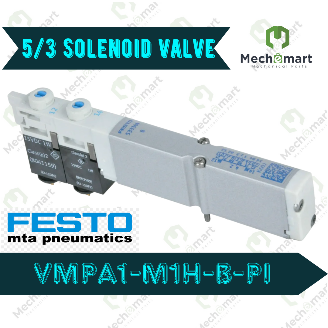 Festo 5/3 Solenoid Valve - Electrical VMPA Series