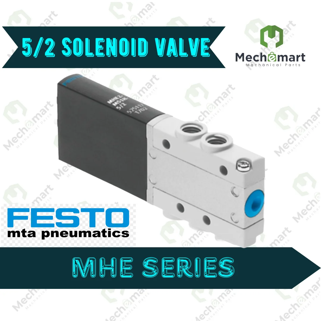 Festo 5/2 Solenoid Valve - Electrical MHE Series