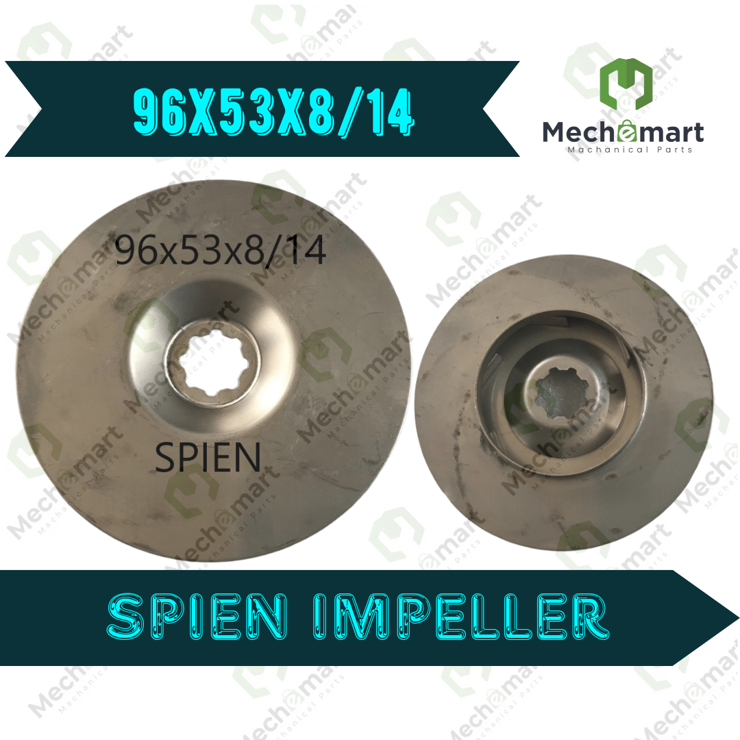 96x53x8/14 Spien Type SS Impeller 10 Series