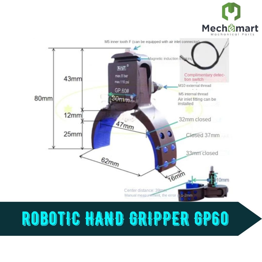 ROBOTIC MINI HAND GRIPPER GP60