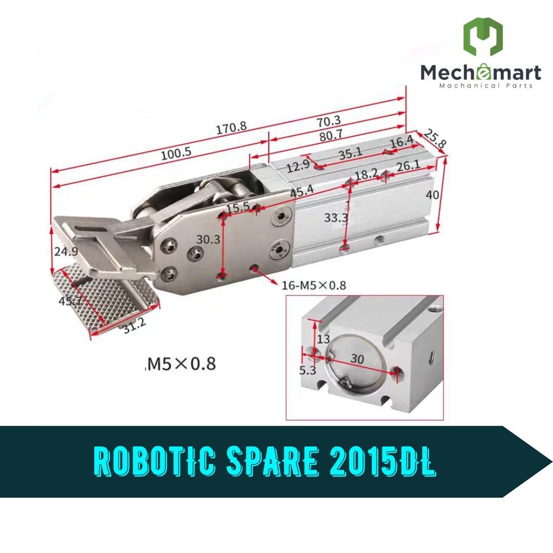 ROBOT GRIPPER CLAMPING PNEUMATIC CYLINDER 2015DL