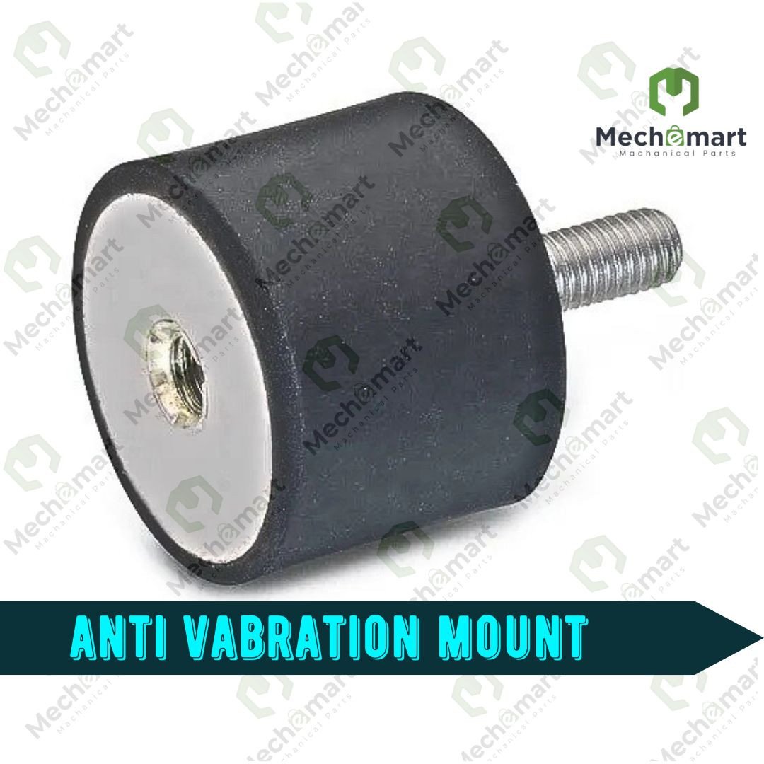 Anti-Vibration Cylindrical Rubber Mount Male & Female  Thread Type