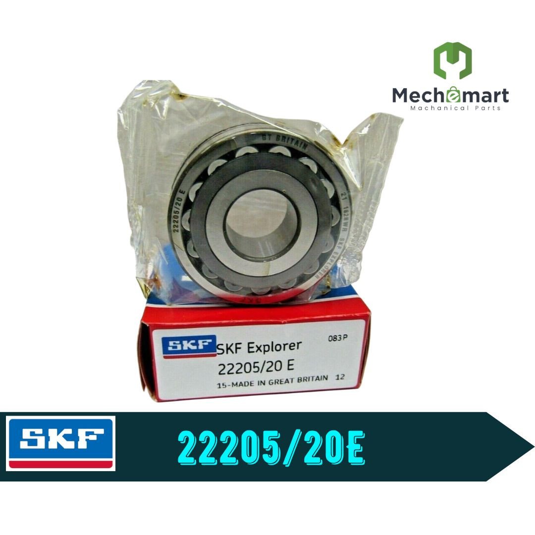 SKF 22205/20E 20mm I.D Spherical Roller Bearing, 52mm O.D
