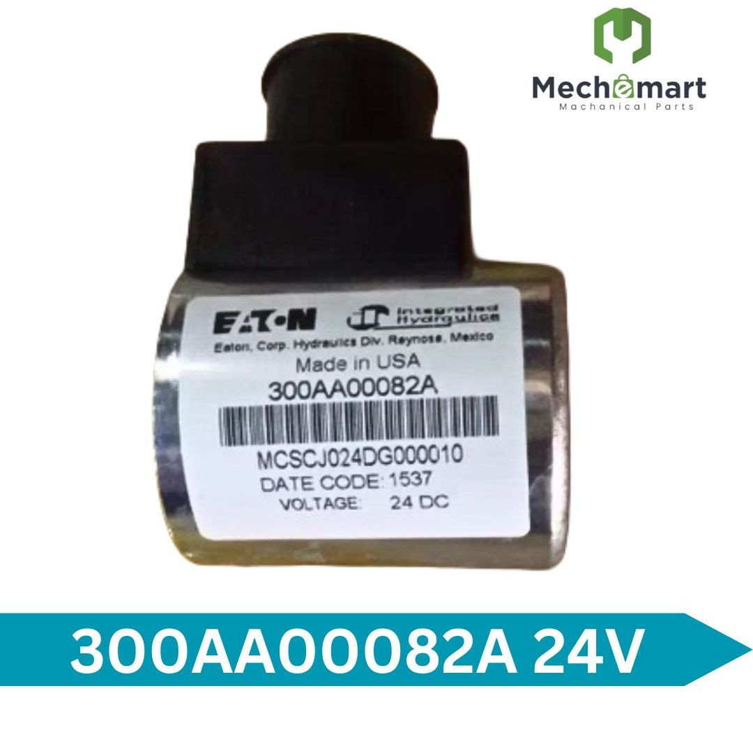 300AA00082A 3-PIN 24V EATON HYDRAULIC SOLENOID COIL